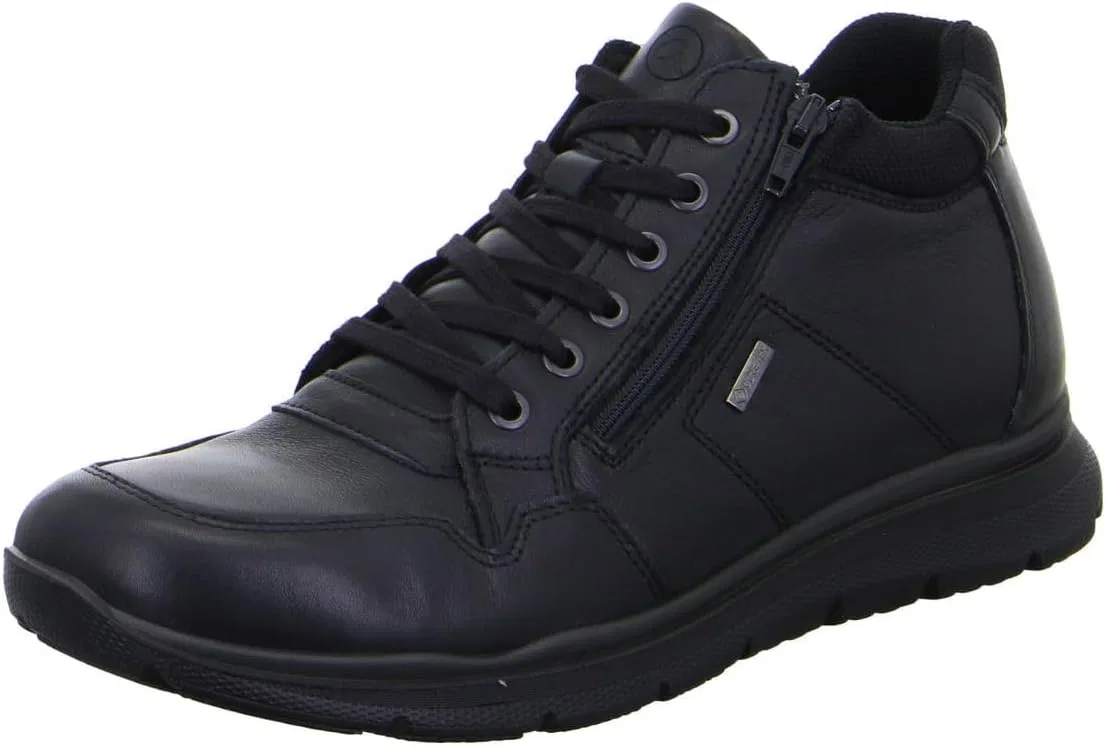 Мужские туфли на шнуровке ARA Benjo-Goretex, кожаная отделка, повседневные, элегантные, однотонные, черные, размер 39 UK