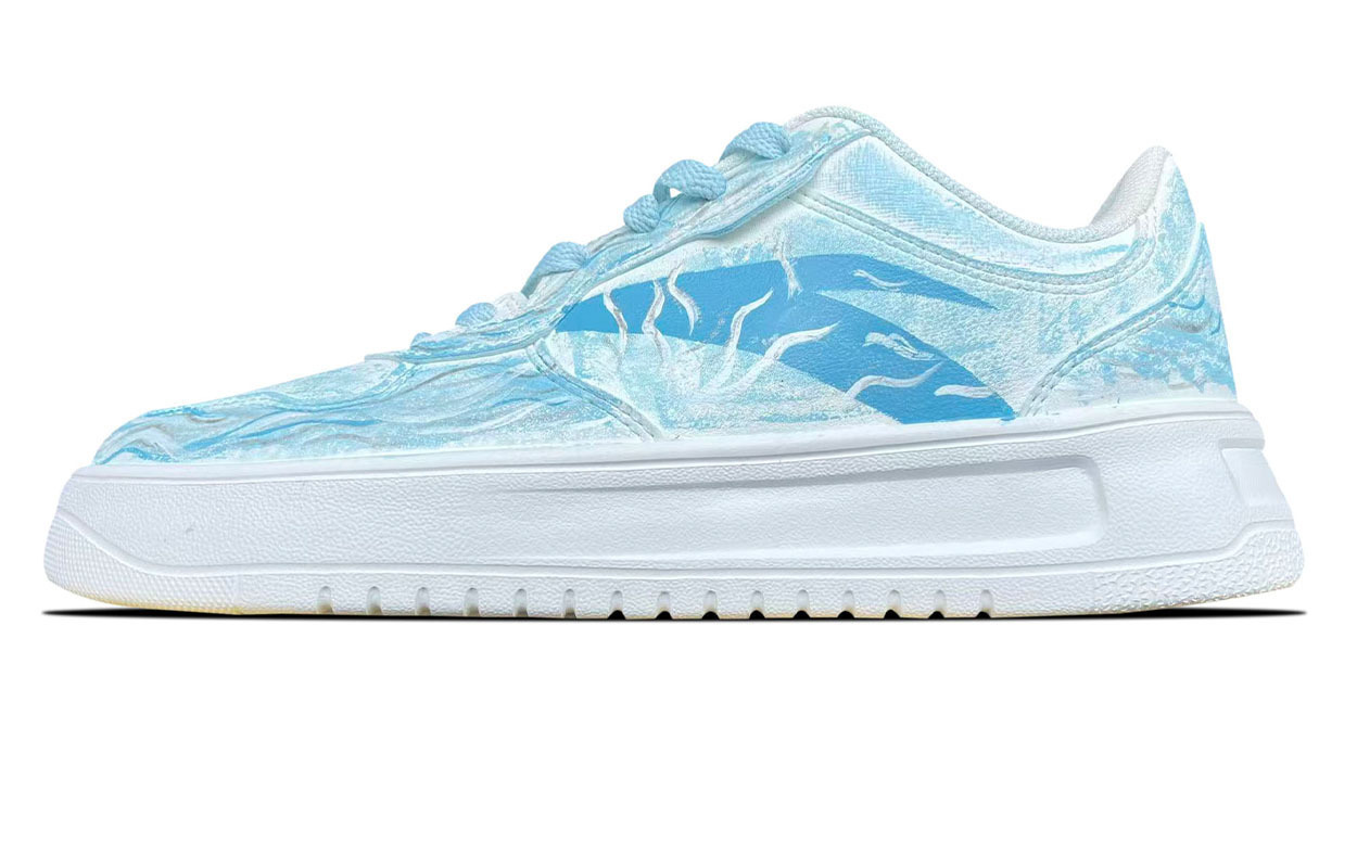 

Расслабленные нескользящие, устойчивые к истиранию, легкие низкие кроссовки для скейтбординга мужские ANTA, синий