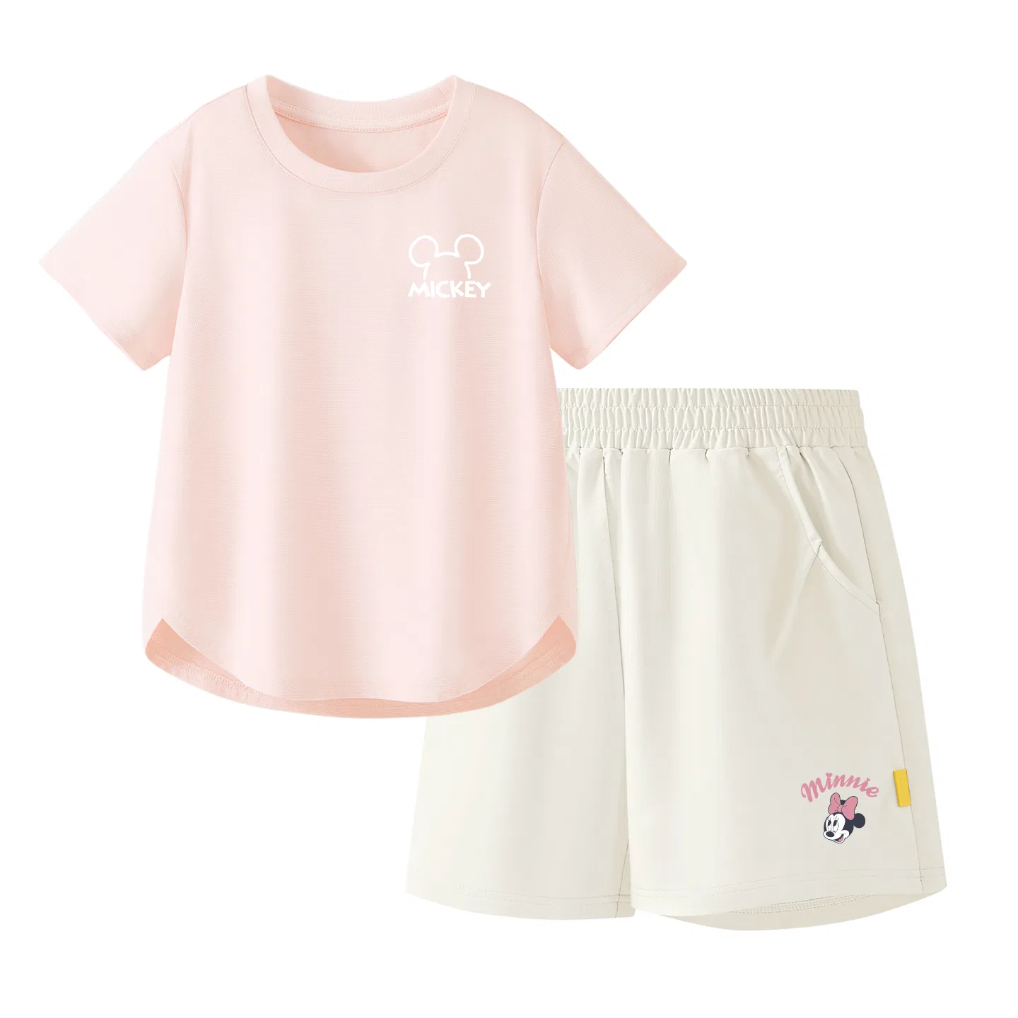 Детский спортивный костюм Casual Sportswear 2 Piece Set Disney, Thick Board Di Line K Begonia Pink+Di Lift Eye K_Bottom Right Mist White