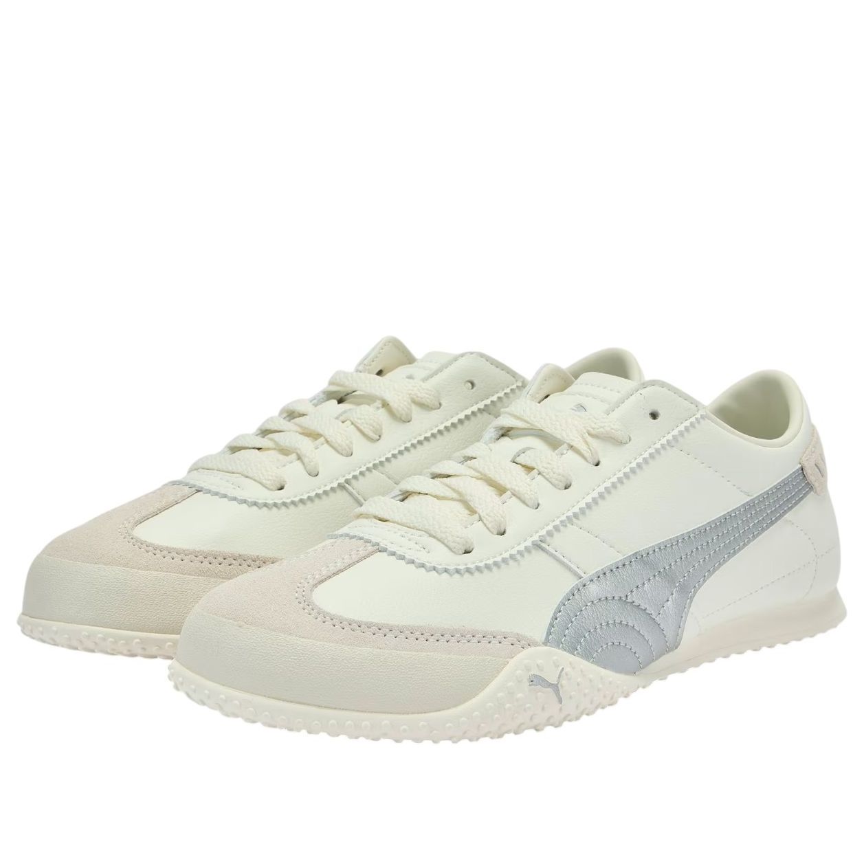 Кроссовки (WMNS) PUMA Bella UT LEA 'Warm White Silver' — фото 2