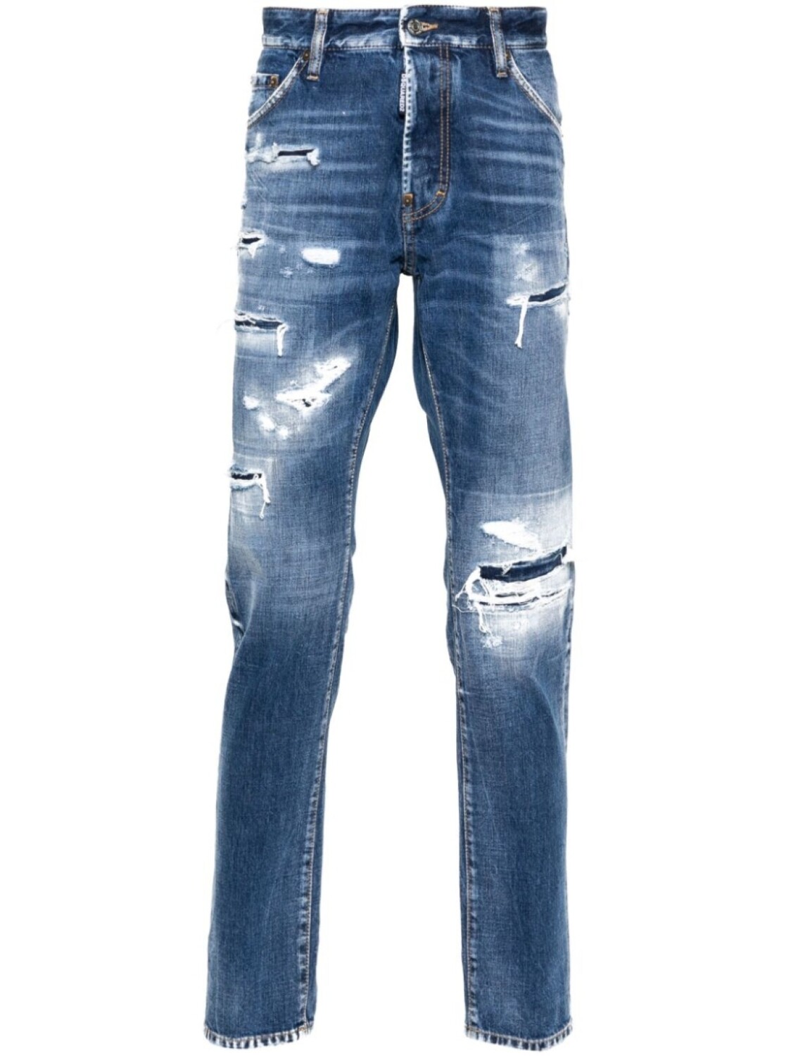 

Dsquared2 джинсы Cool Guy с эффектом потертости, синий