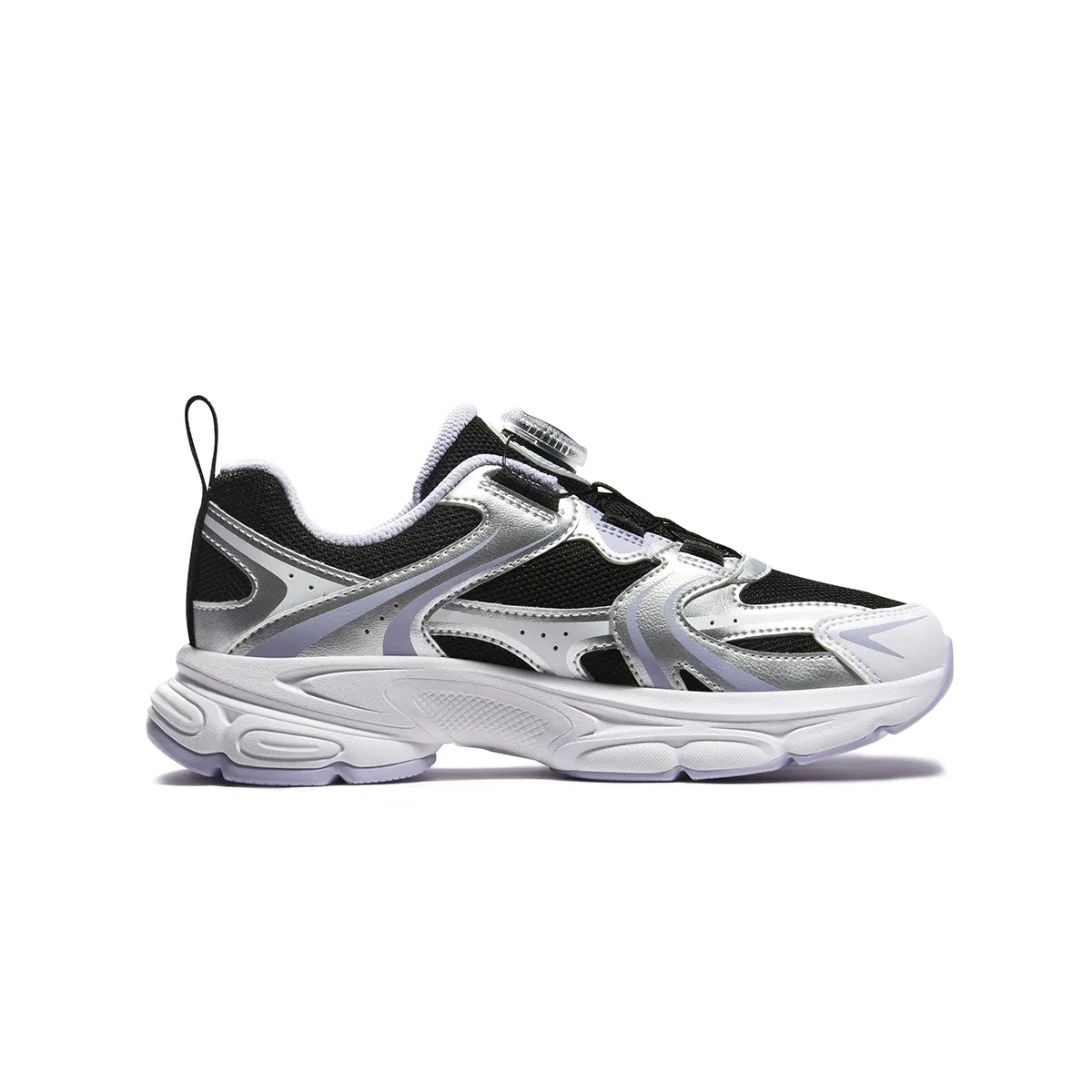 Кроссовки беговые Heritage FHT Cushioning FILA KIDS черно-белые — фото 3
