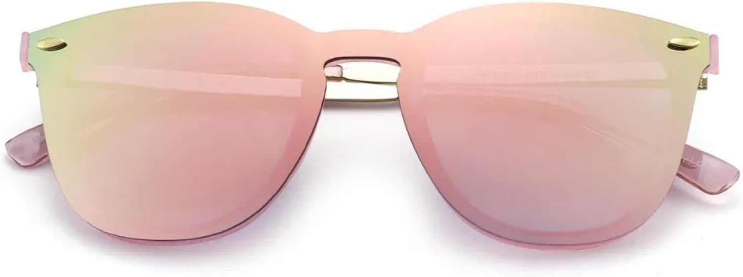 

Солнцезащитные очки с защитой от УФ-излучения UV400 | Без оправы, зеркальные, для женщин и мужчин | Линзы конфетных цветов, для занятий спортом на открытом воздухе и вождения DSVIGF, C7