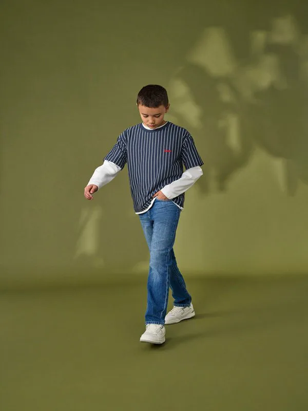 Джинсы osjedge прямого кроя Only & Sons Junior, Medium Blue Denim