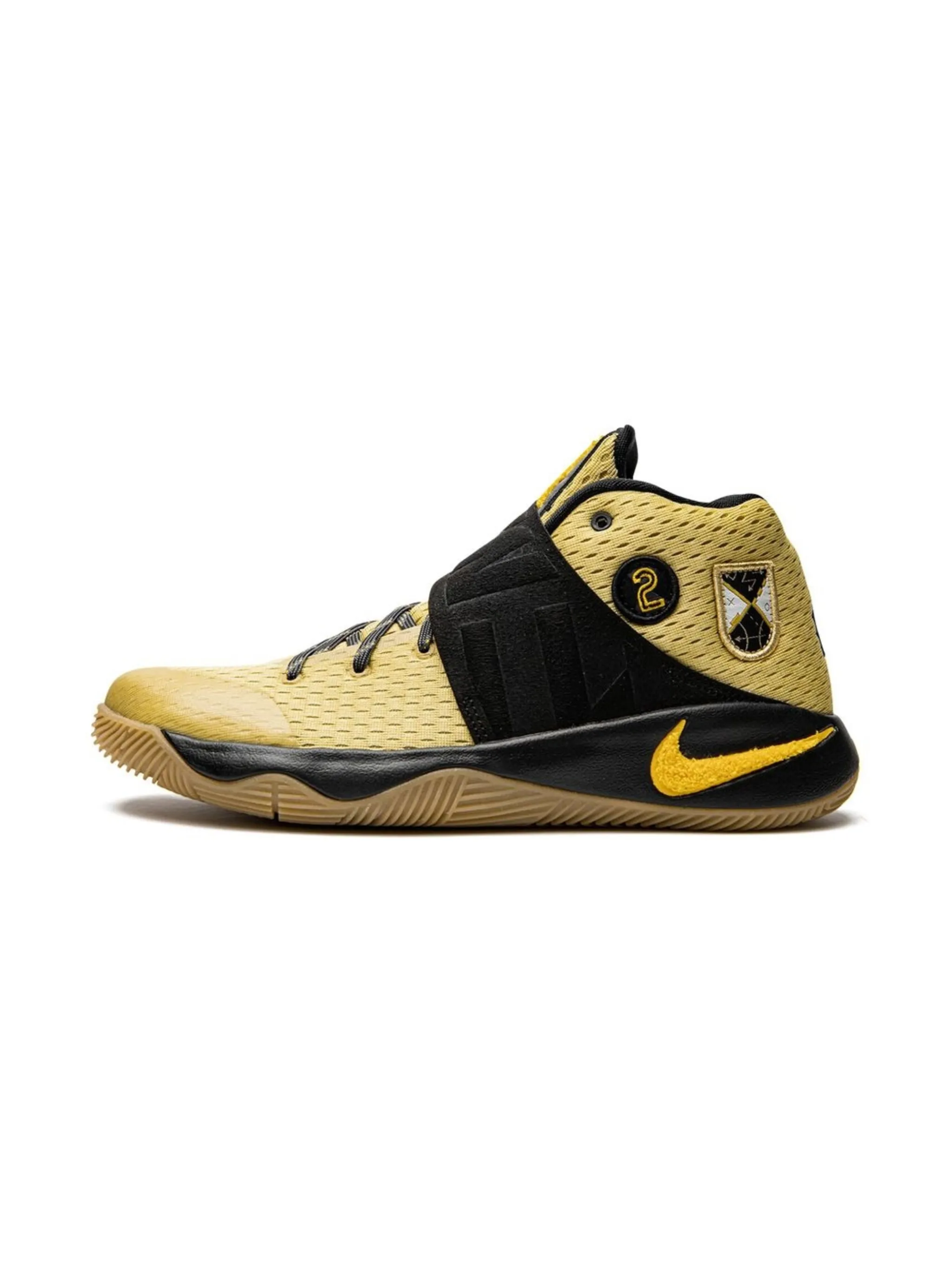 Высокие кроссовки Kyrie 2 Nike Kids, желтый — фото 4