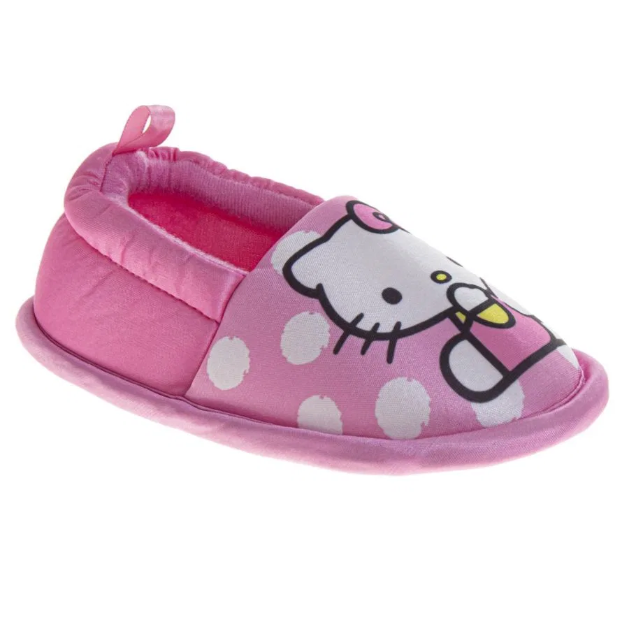 Детские домашние тапочки Sanrio для девочек, милые, уютные, мягкие и комфортные Hello Kitty, розовый