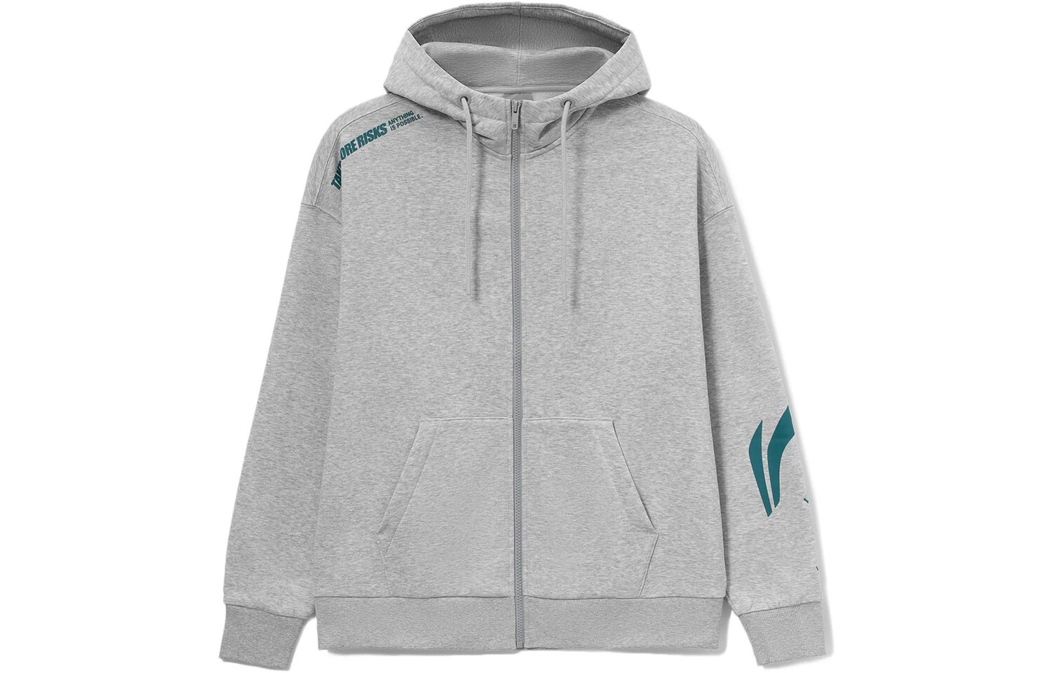 

Свитшот серии Fitness унисекс серый Lining, серый