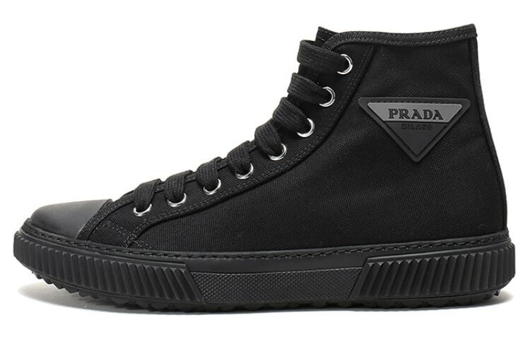 

Кеды мужские высокие черные Prada