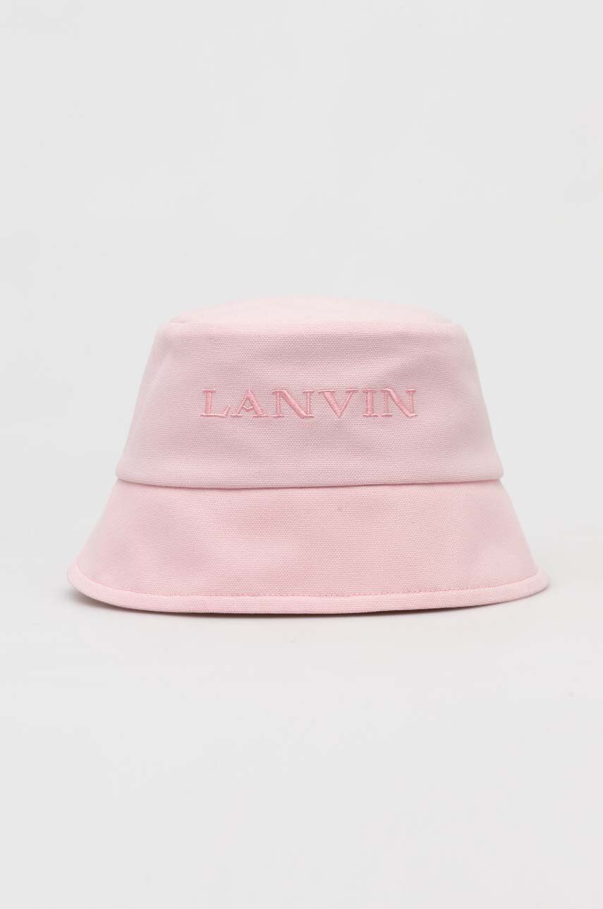 

Хлопчатобумажная шапка Lanvin, розовый