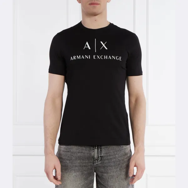 

Облегающая футболка Armani Exchange, черный