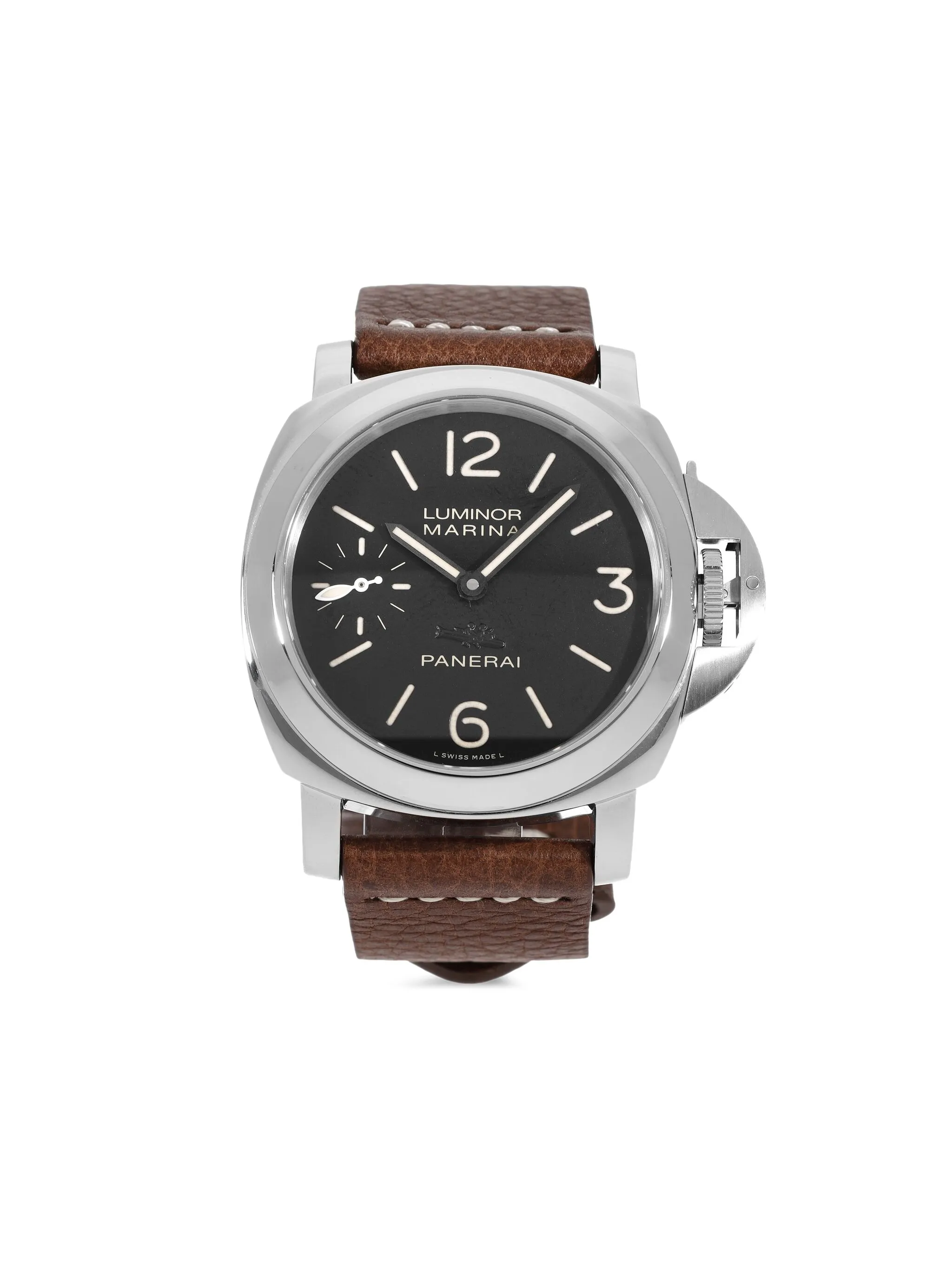 

Наручные часы Luminor 44 мм Panerai, серебристый