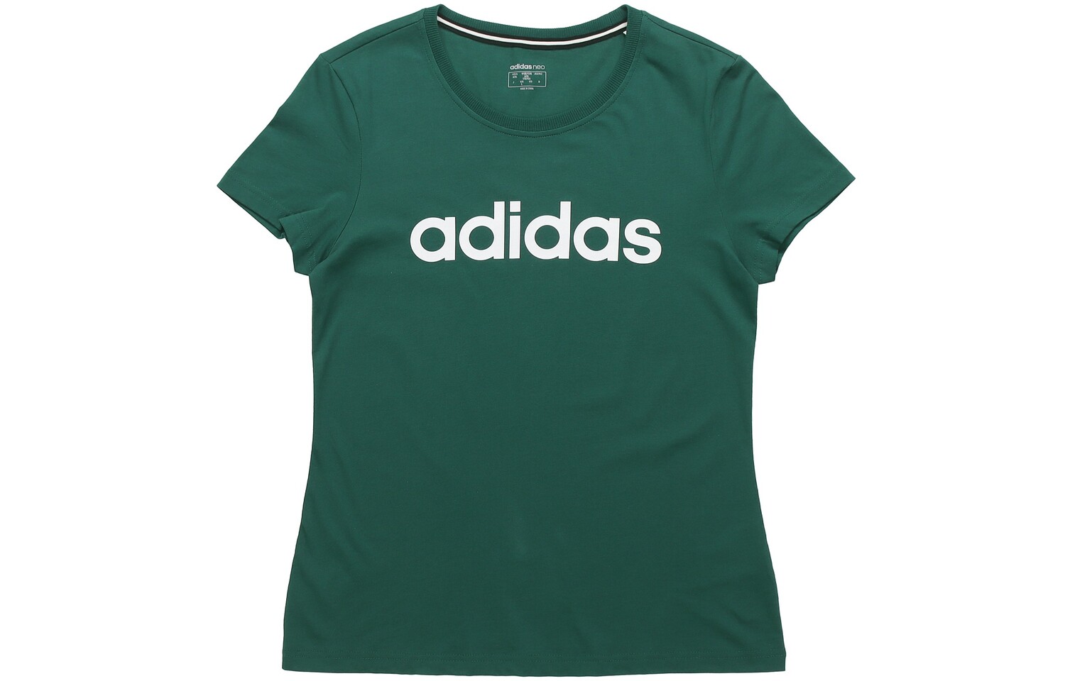 

Футболка женская лесная зеленая Adidas Neo