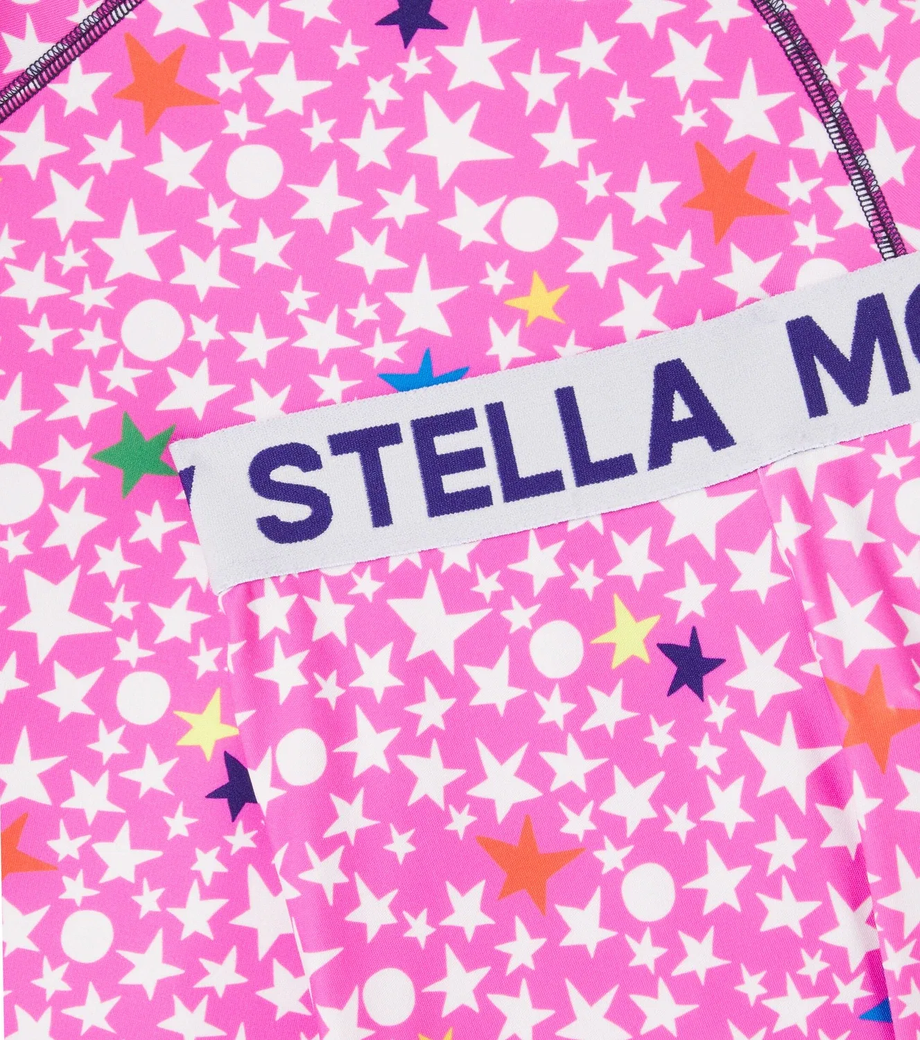 Комплект из технической толстовки и спортивных брюк Stella Mccartney Kids, розовый — фото 2