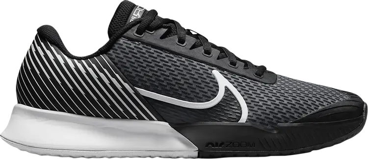 

Кроссовки Nike NikeCourt Air Zoom Vapor Pro 2 HC 'Black White', черный, Черный;серый, Кроссовки Nike NikeCourt Air Zoom Vapor Pro 2 HC 'Black White', черный