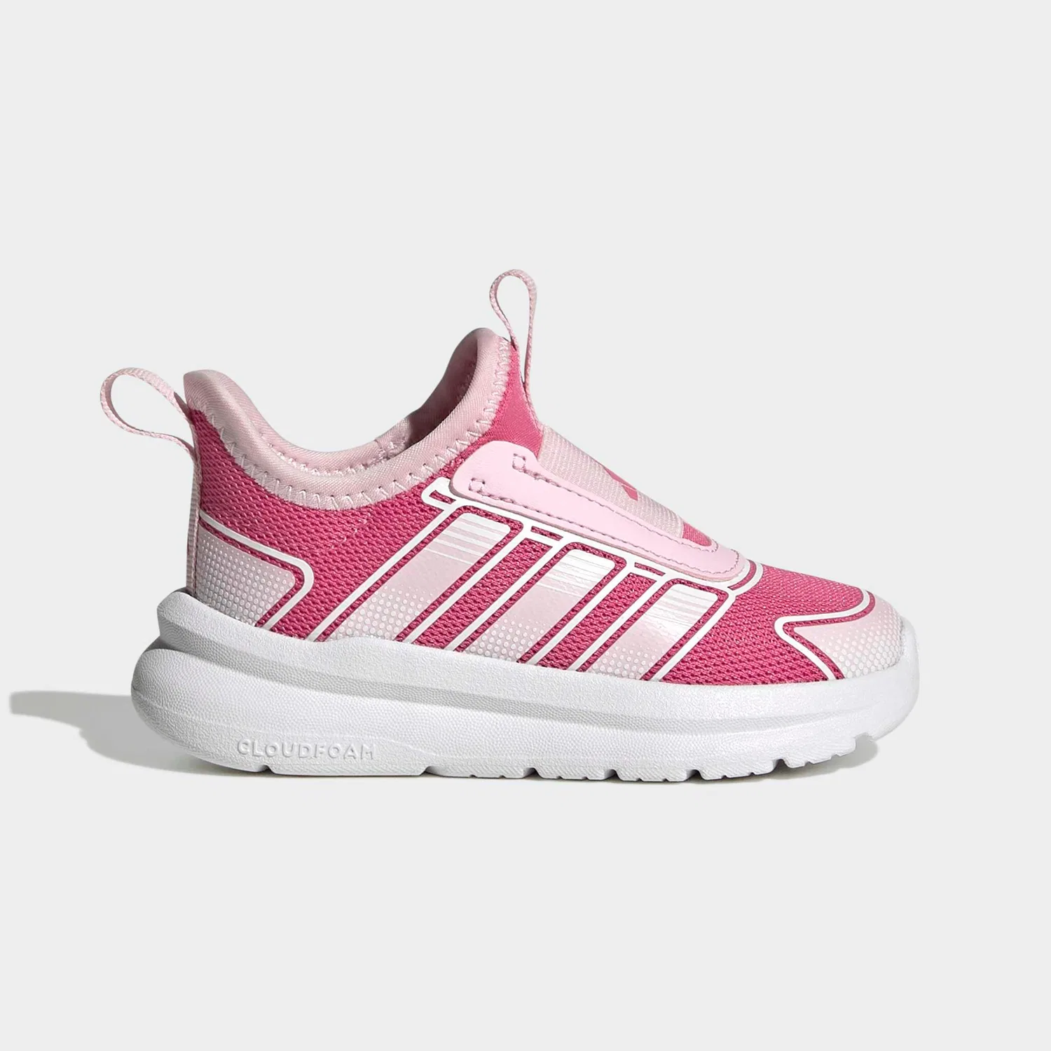 Детские спортивные кроссовки для активного отдыха Adidas Sportswear, Pink Fusion/Clear Pink/Ftwr White — фото 2