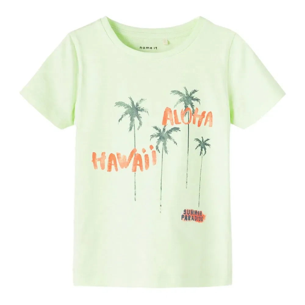 Футболка с коротким рукавом Frankie Name It, зеленый