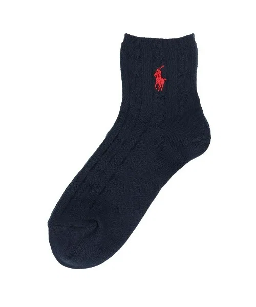 Женские носки с вышивкой логотипа POLO RALPH LAUREN, Navy