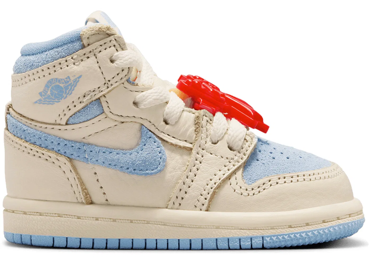 Детские кроссовки с высоким верхом Jordan 1 Retro High OG Pale Ivory Psychic Blue Jordan, Pale Ivory/Psychic Blue/Coconut Milk