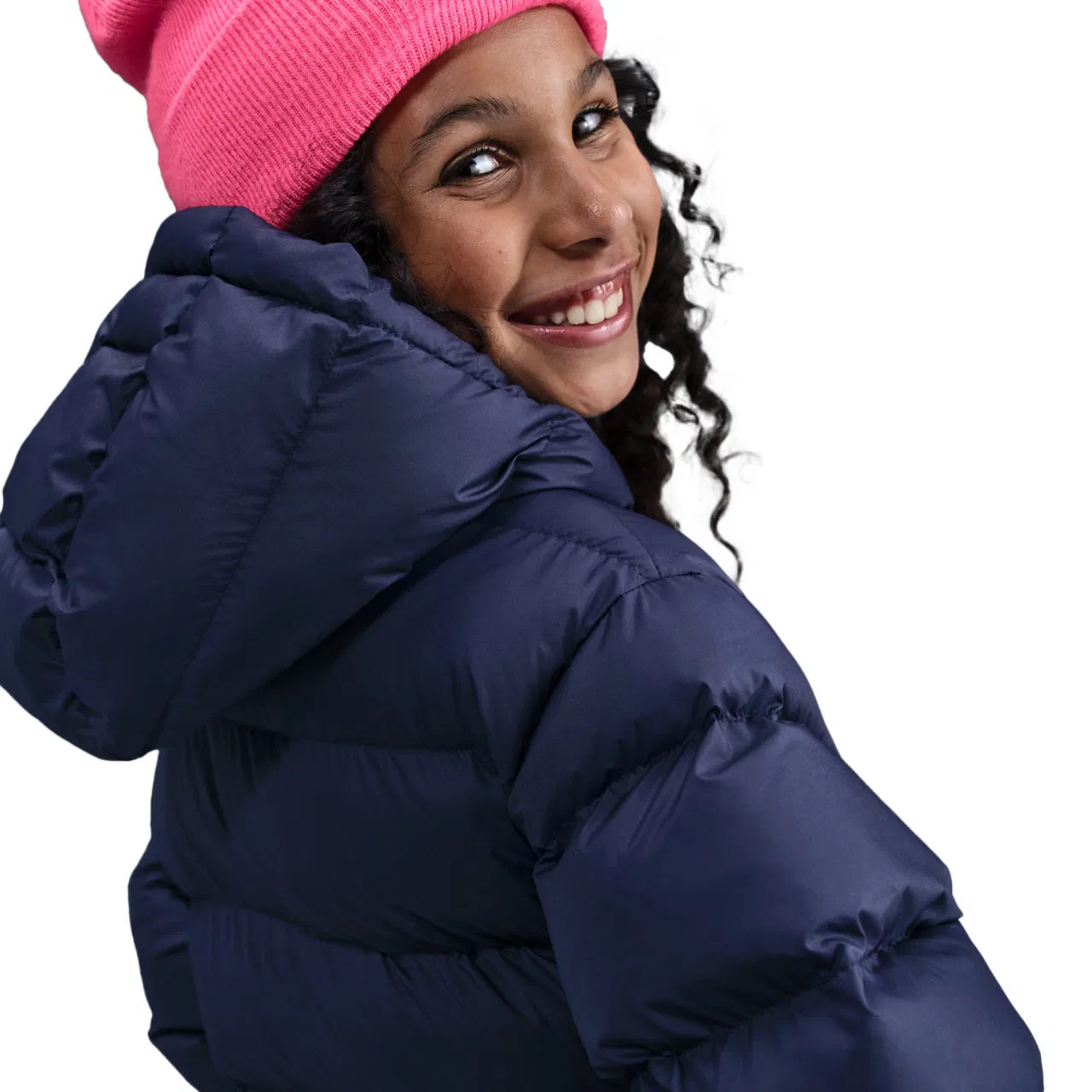 Куртка для мальчиков ADP Puffer Nike, цвет Midnight Navy/White — фото 2