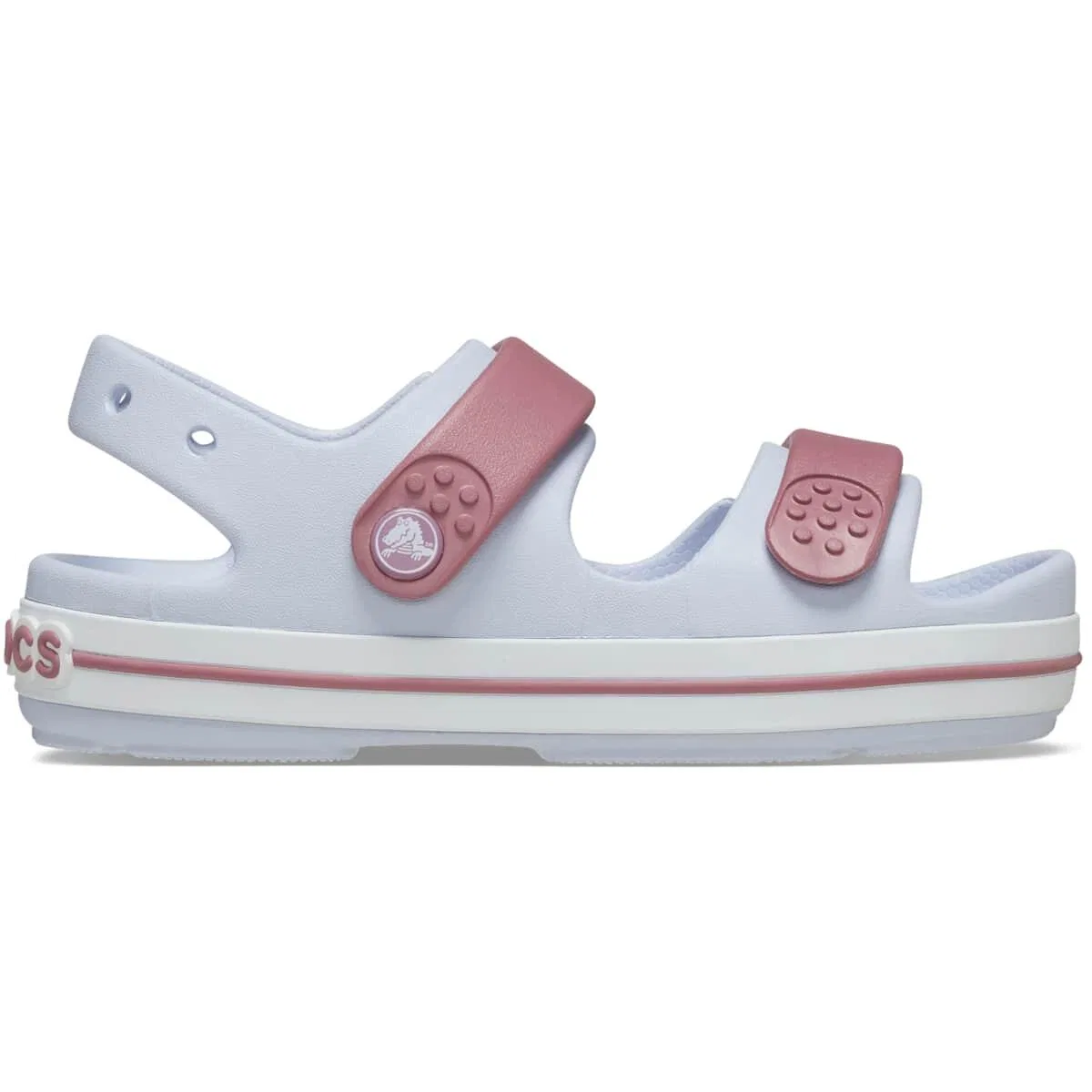 Детские сандалии с двумя ремешками Crocband Cruiser Crocs, Color Hellblau Altrosa