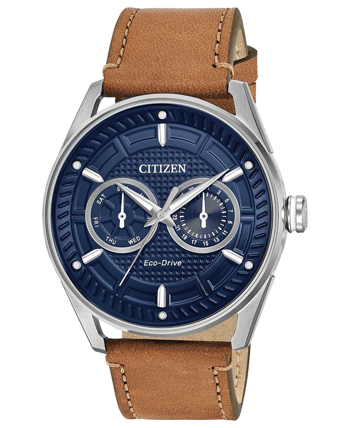 

Мужские часы Drive from Citizen Eco-Drive 42 мм с коричневым кожаным ремешком