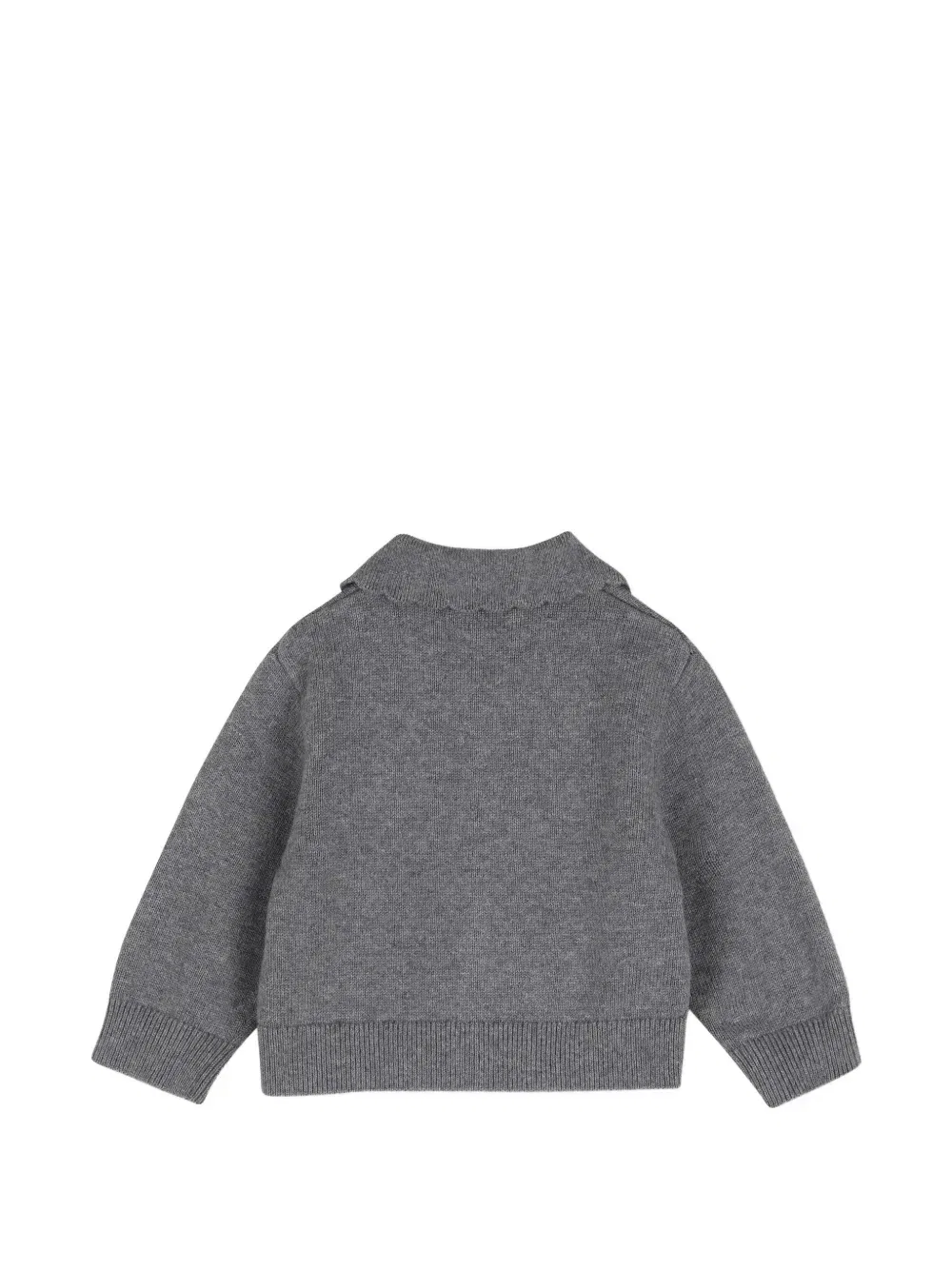 Спортивный костюм с вышитым логотипом Givenchy Kids, серый — фото 4