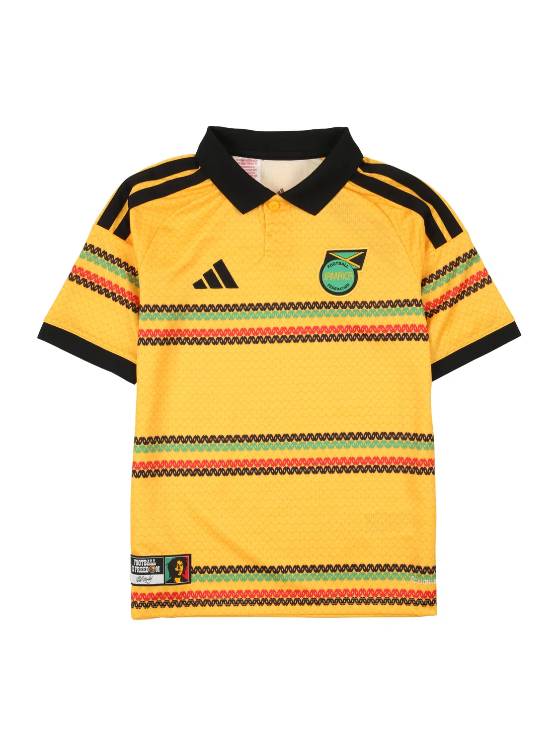 Спортивная футболка Adidas Performance Shirt JFF H JSY желтого цвета
