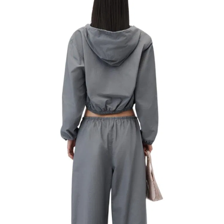 Женская куртка с капюшоном Alexander Wang, Asphalt Gray — фото 4