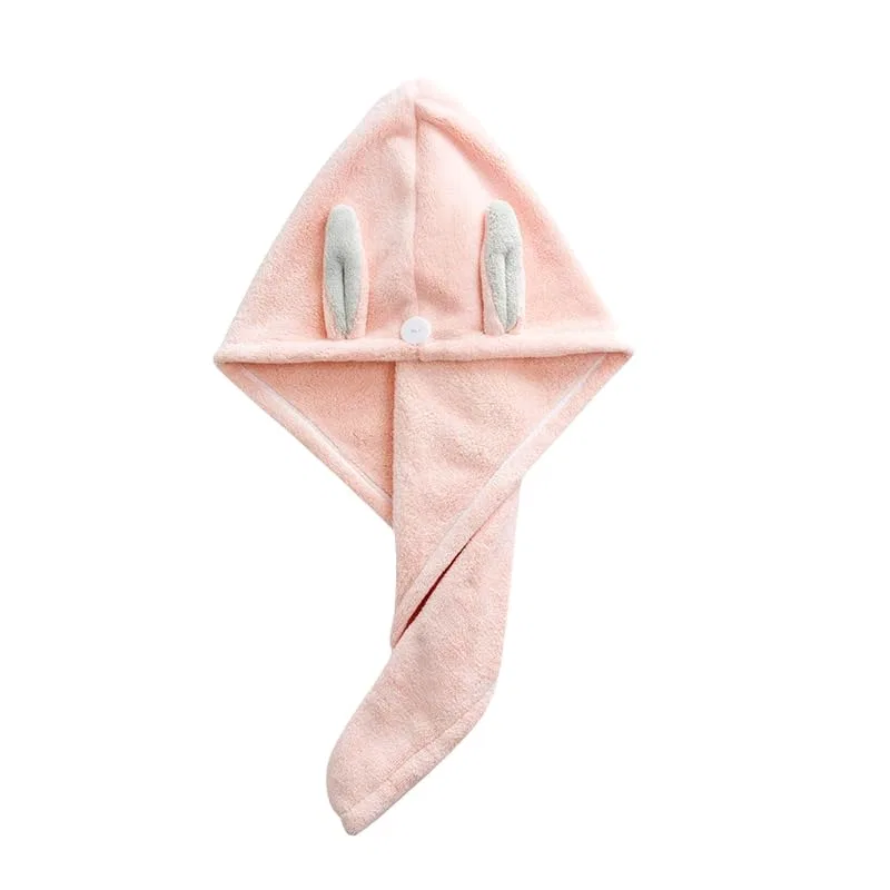 Шапочка для сушки волос, 2 шт, ZONTO, Coral Fleece, F