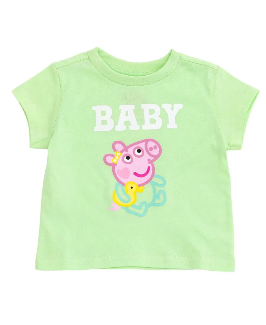 Детская футболка с коротким рукавом Peppa Pig, Mint Baby Pig