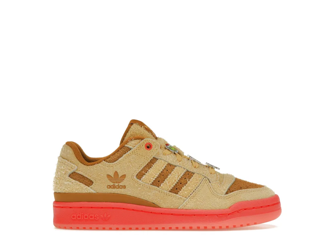 Детские кроссовки Lifestyle Adidas Forum Low The Grinch Max, Oat/Bright Red/Bronze Strata