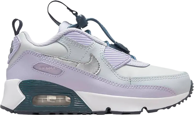 

Кроссовки Nike Air Max 90 Toggle PS 'Pure Platinum Violet Frost', серый