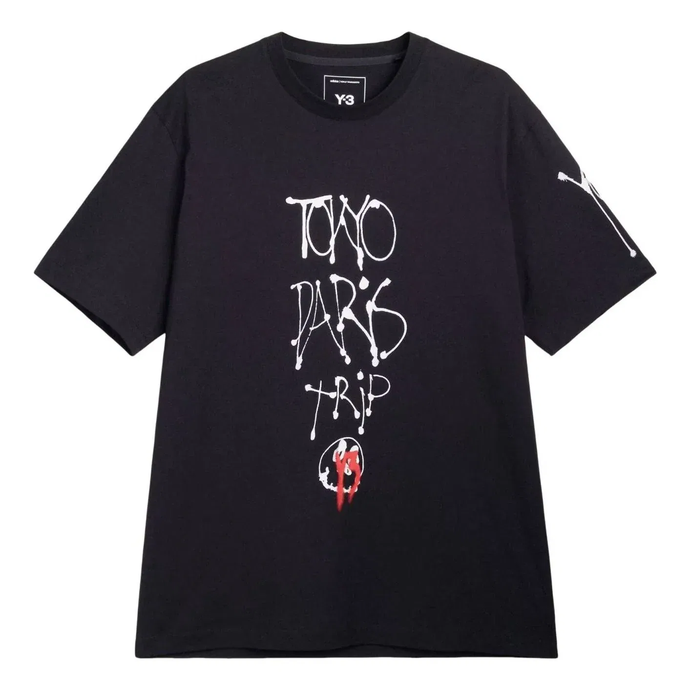 Мужская футболка Y-3 Chito City Graphic T-Shirt Asia Sizing 'Black' adidas, черный