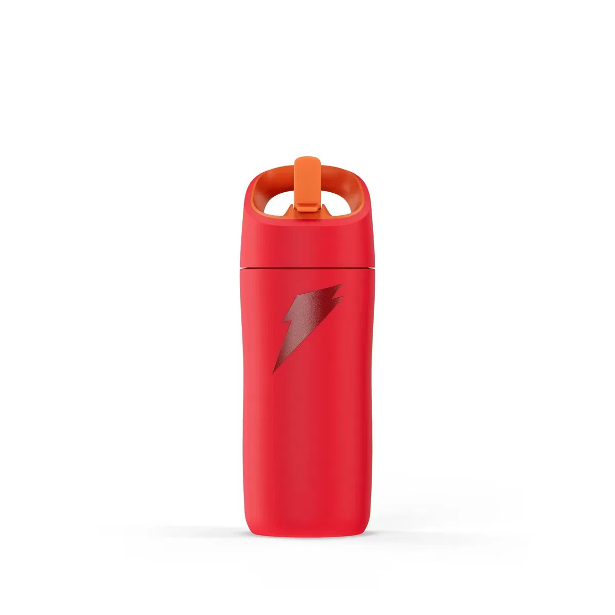 Детская бутылка для воды 0,35 л из нержавеющей стали с трубочкой Gatorade, Red