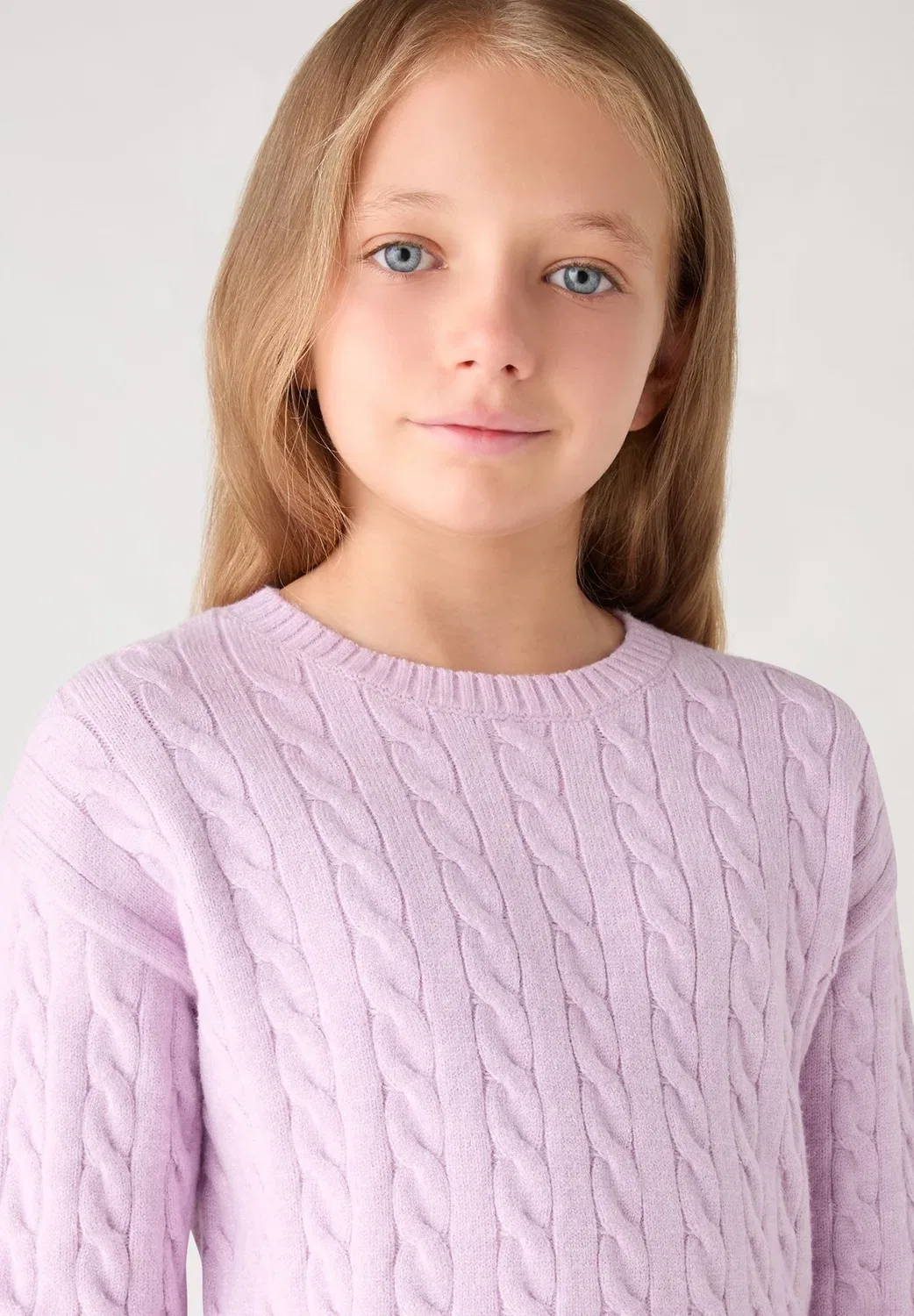 Maglia tinta unita - jumper Terranova, Lilla Melange — фото 4