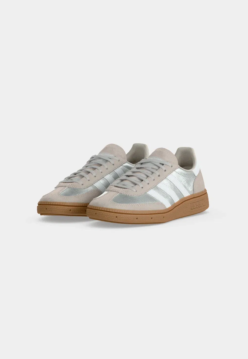 Специальные кроссовки для гандбола унисекс - кроссовки Adidas Originals, Silver-Coloured Metallic/Footwear White — фото 3