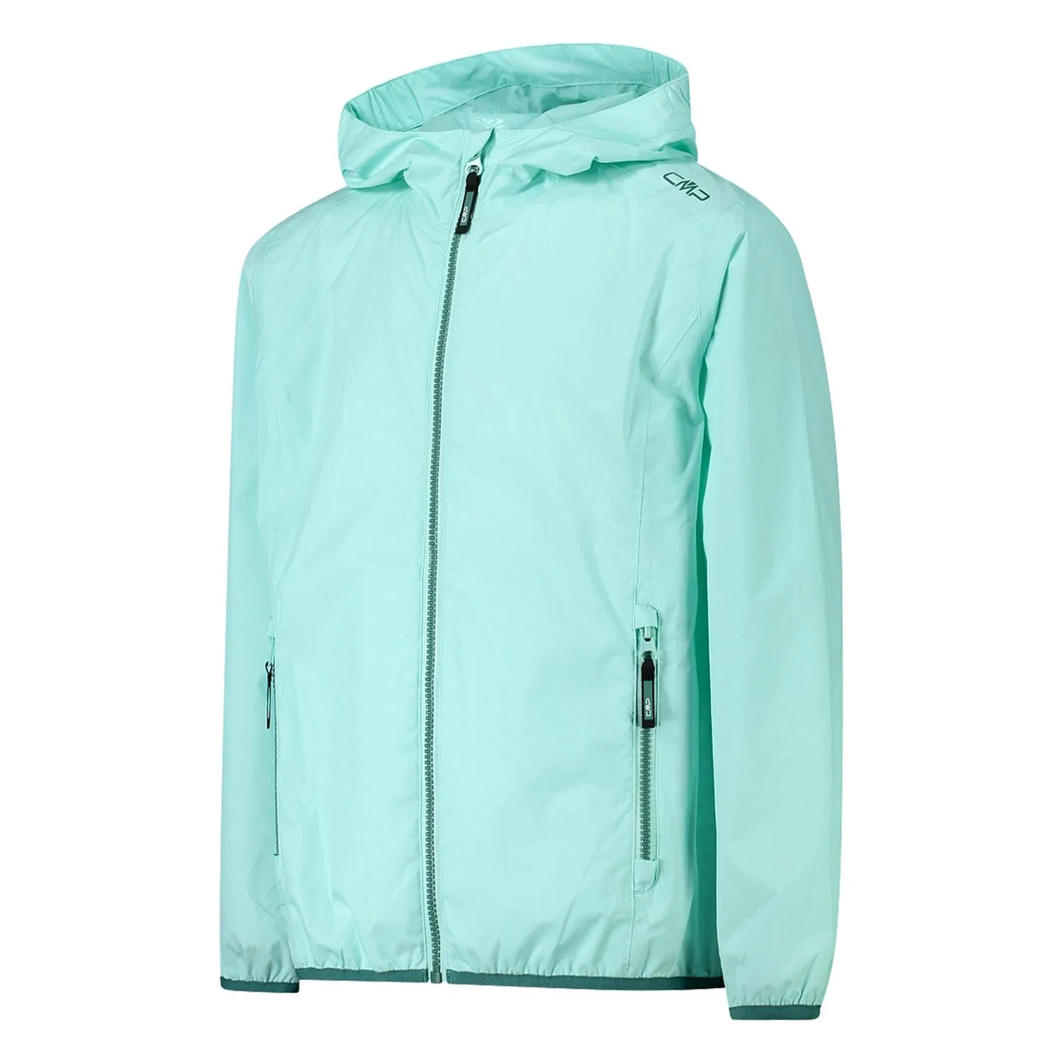 Детская ветрозащитная куртка Kid Rain Fix Hood Cmp, Hellblau — фото 4