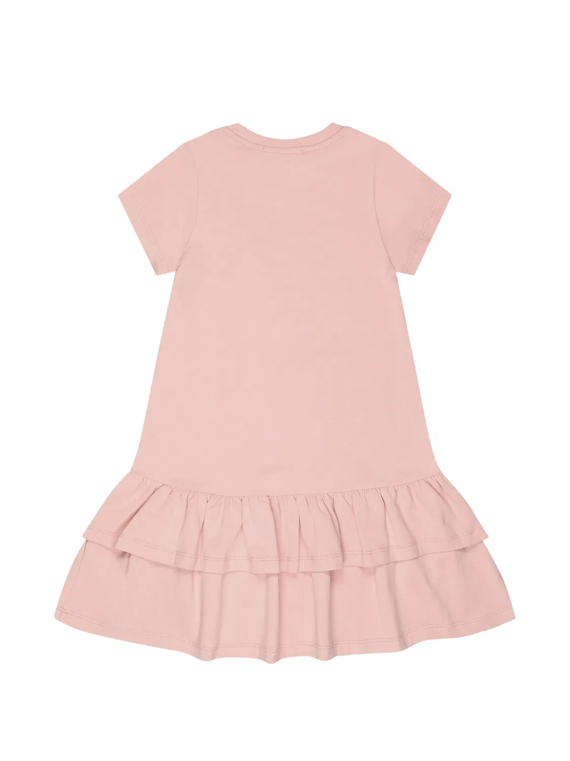 Платье мини с графичным принтом Aigner Kids, розовый — фото 2