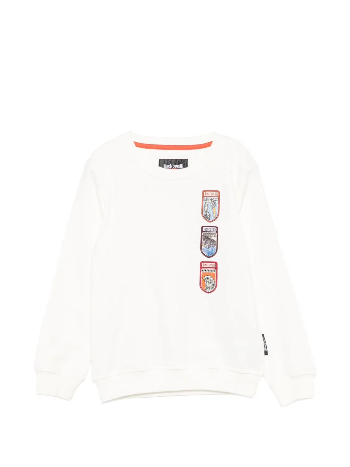 Свитер с нашивкой Just Cavalli Kids, белый