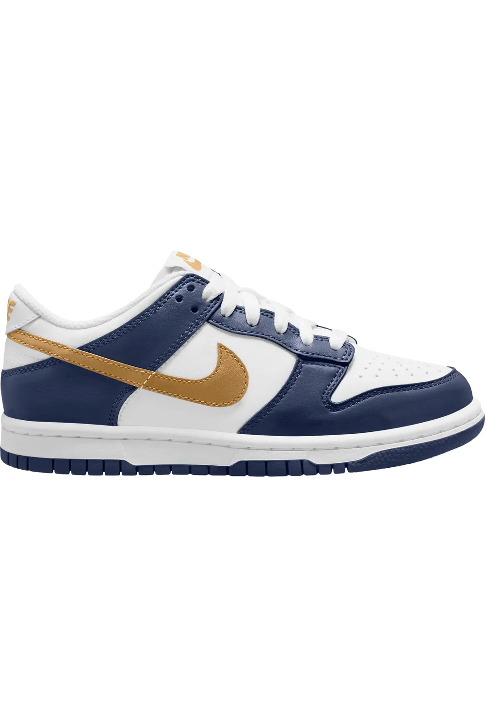 Кроссовки детские баскетбольные Dunk Low Nike, 111 White/Wheat
