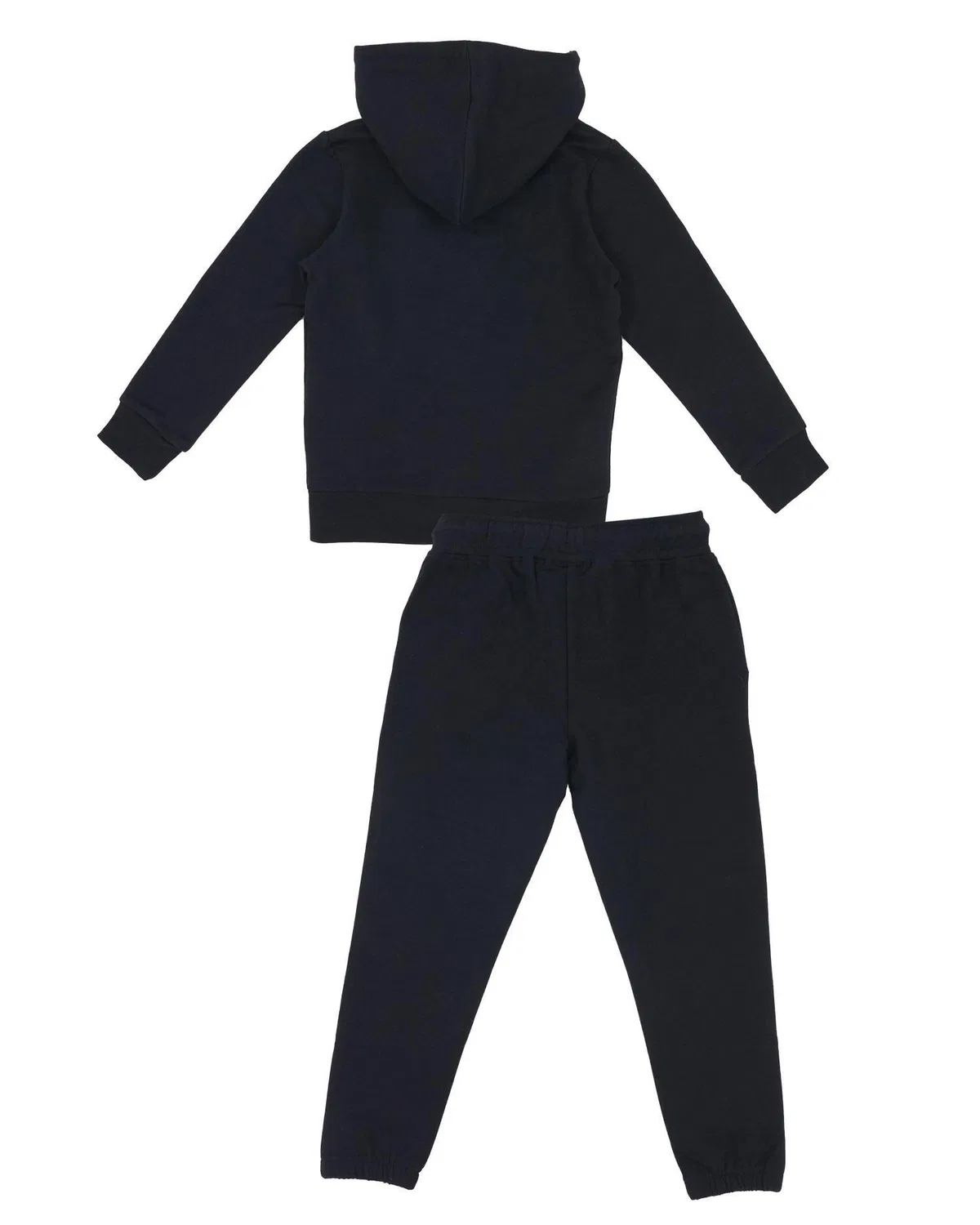 Детский спортивный костюм с капюшоном и молнией Basic Leone 1947 Apparel, Schwarz — фото 2