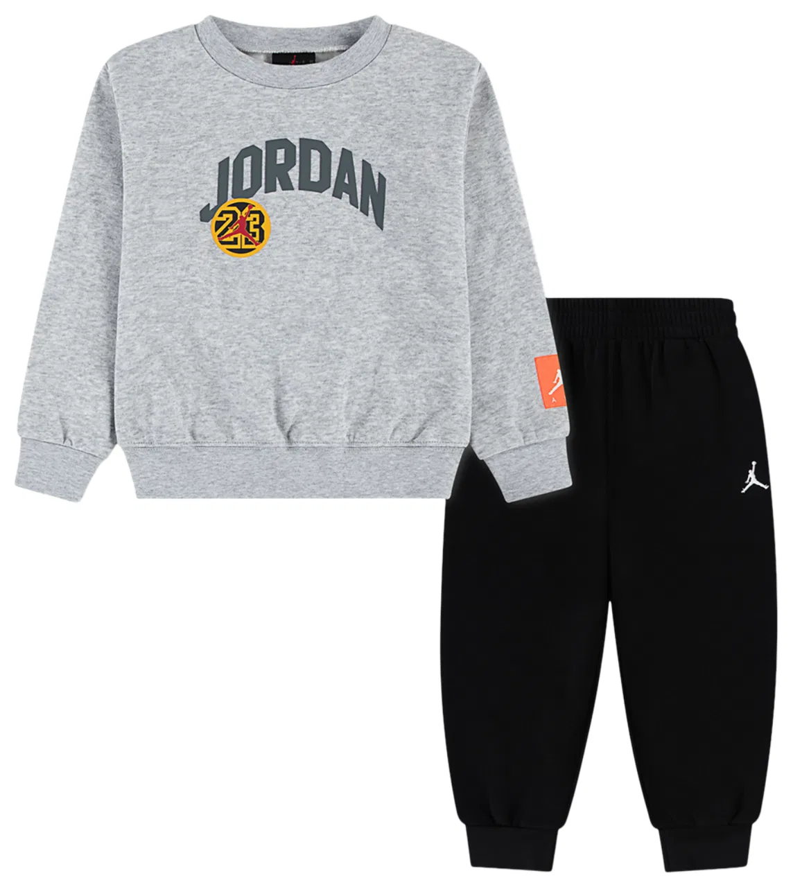 Детский спортивный костюм из флиса Dynasty Crew Set Jordan, цвет Grey/Black