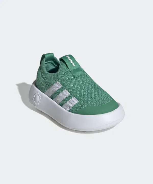 Кроссовки детские Bubble Comfy, Adidas Kids, зеленый — фото 3