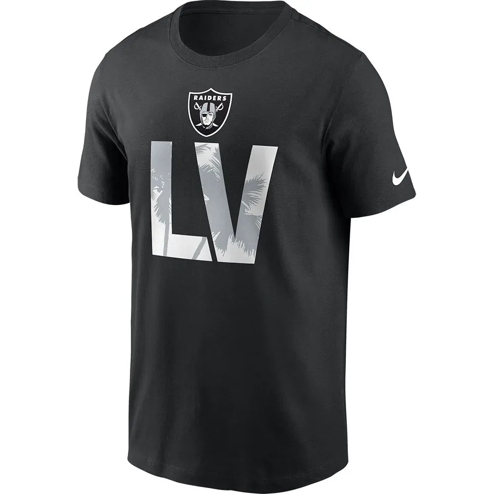 Мужская футболка с коротким рукавом Las Vegas Raiders Nike, Black