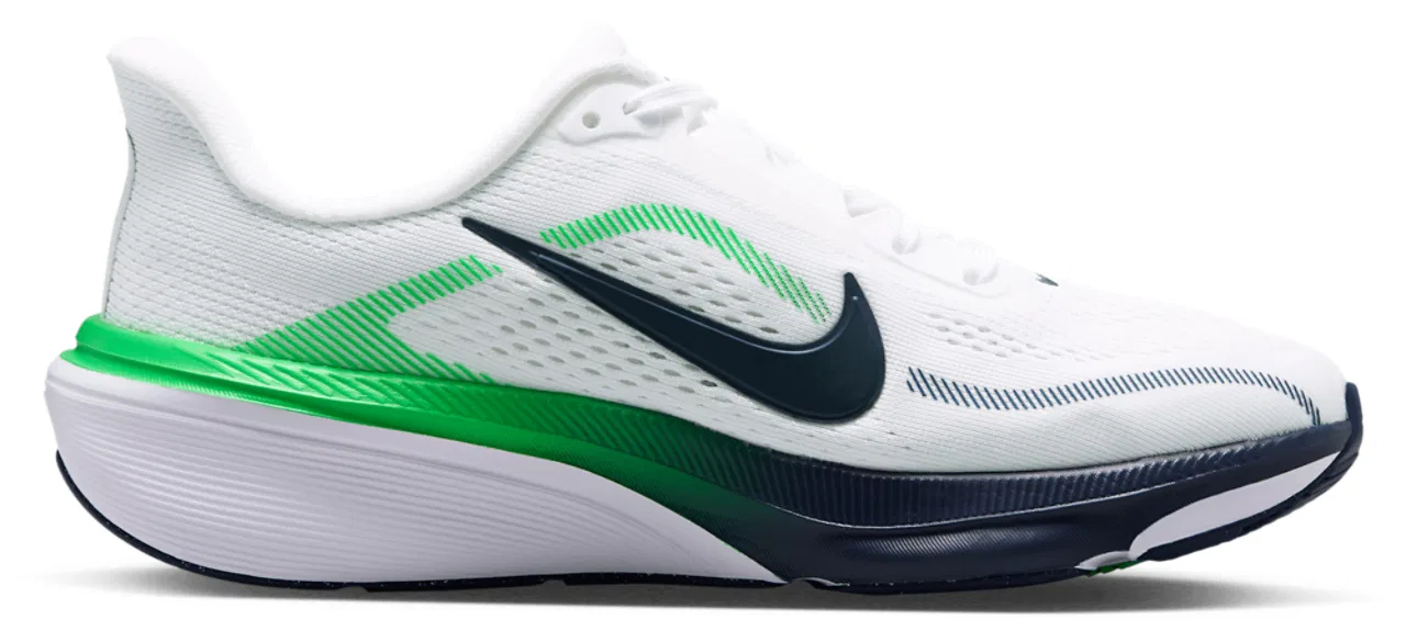 Кроссовки для мальчиков Air Zoom Pegasus 42 Nike, цвет White/Midnight Navy/Green Spark