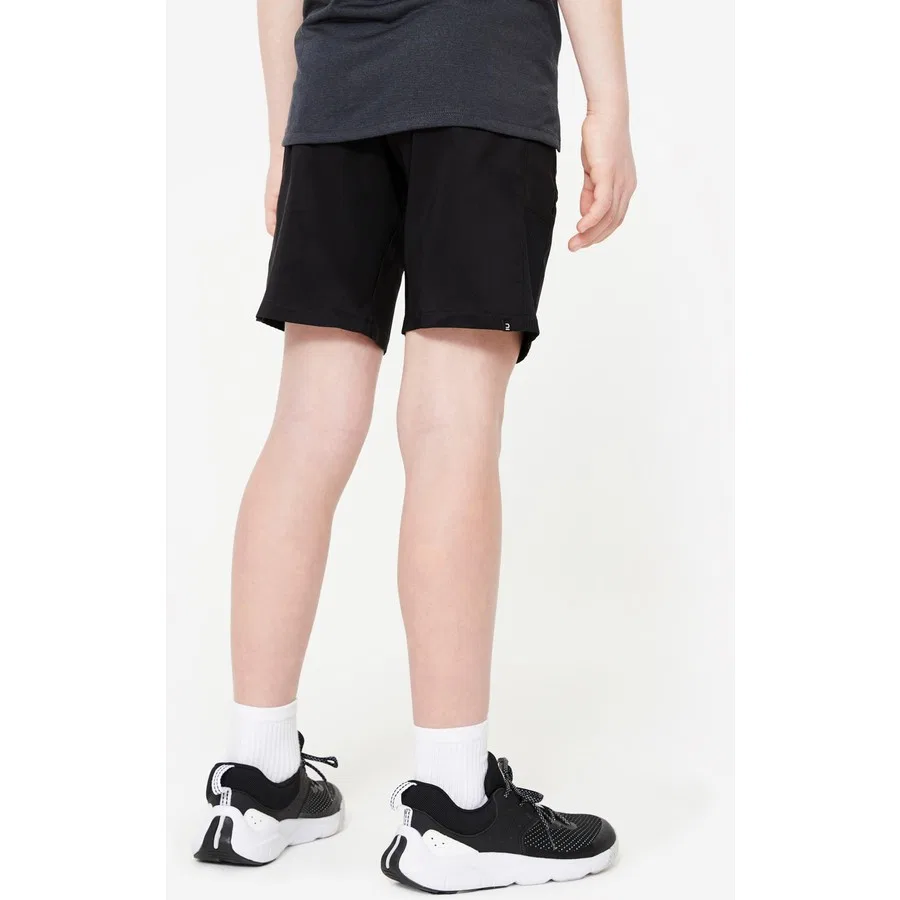 Детские спортивные шорты Decathlon, Черно-дымчатый — фото 4