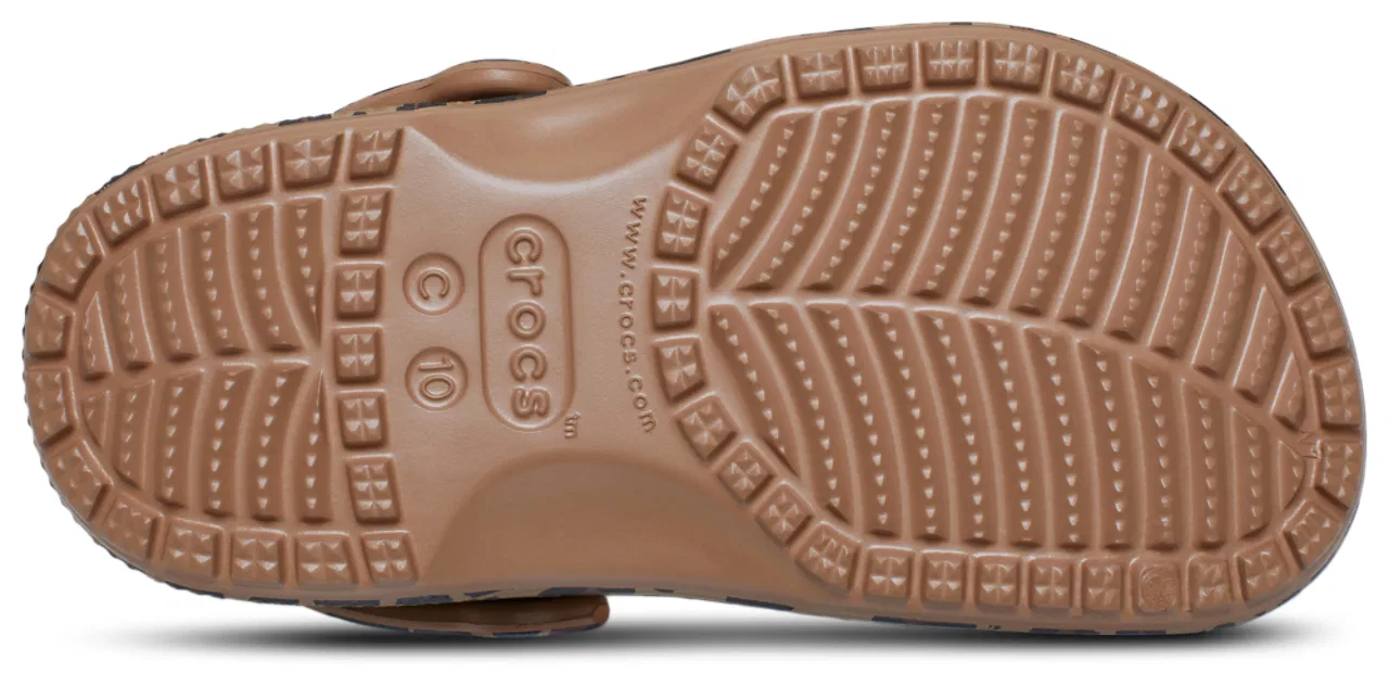 Сабо для девочек Classic Clogs Crocs, цвет Leopard — фото 4
