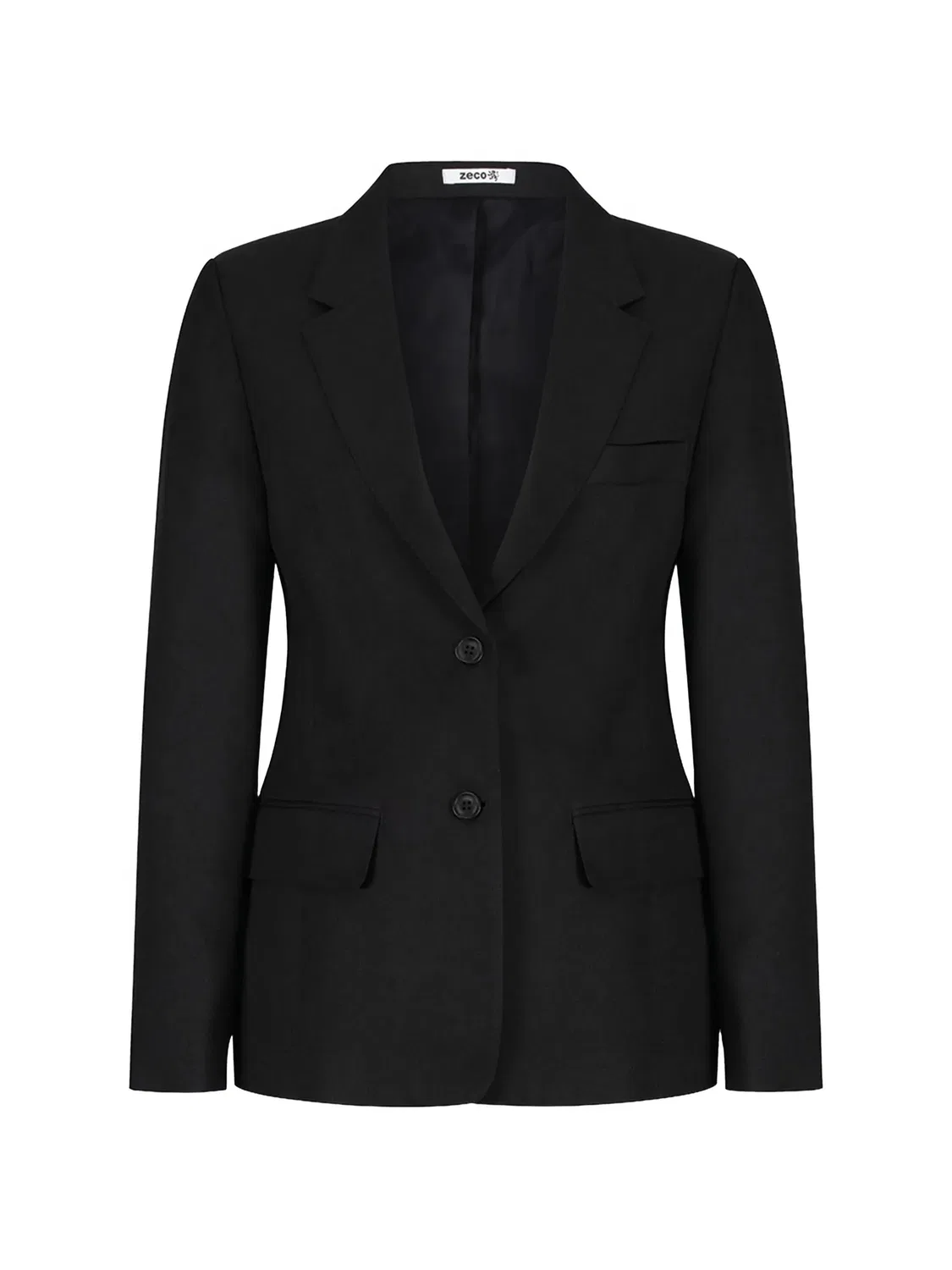 Однобортный блейзер Zeco Schoolwear Kids, черный