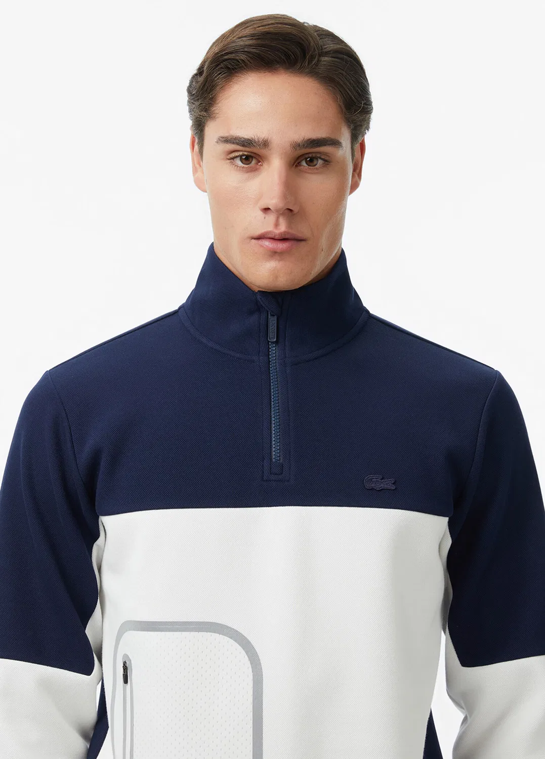 Свитшот Lacoste Relaxed Fit, черный — фото 2