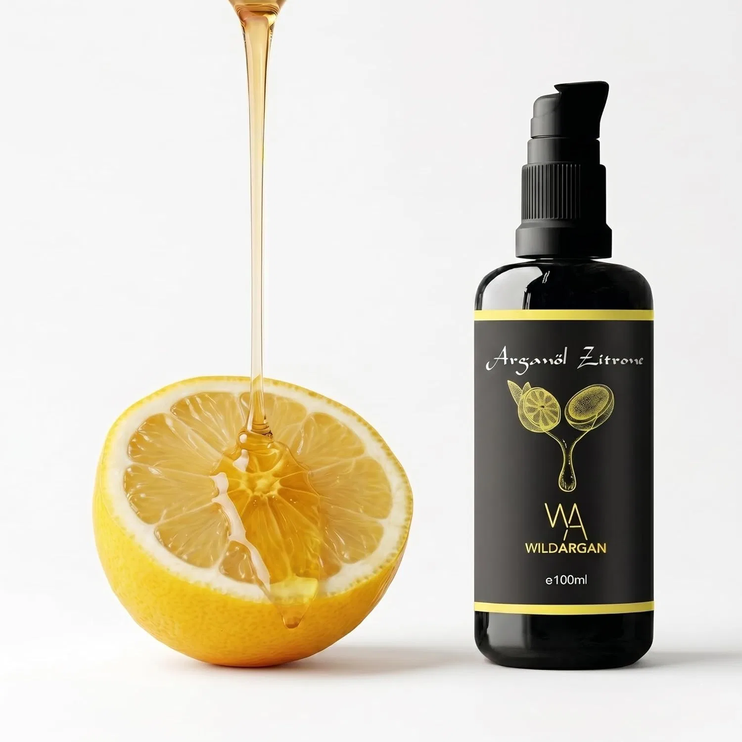 Аргановое масло, лимонный аромат, из Марокко, 100ml Wild Argan